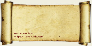 Anđela Skenderi vizit kartica